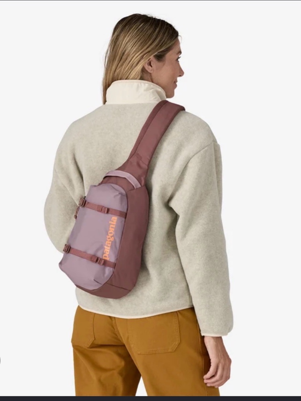 Patagonia atom sling 8L mauve